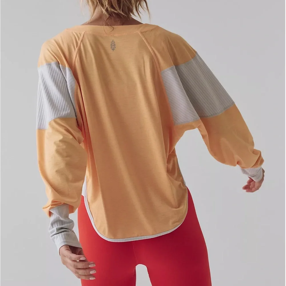 3037. Free People Spotlight Long Sleeve Layer - Picture 2 of 4
